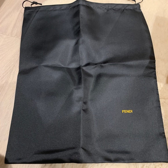 Fendi bow round toe capped nude black flats 38 - Picture 8 of 10